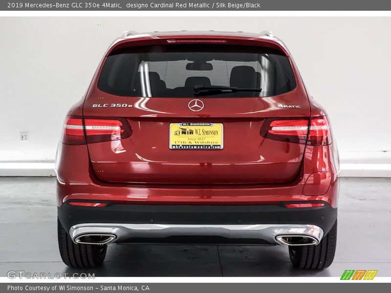 designo Cardinal Red Metallic / Silk Beige/Black 2019 Mercedes-Benz GLC 350e 4Matic