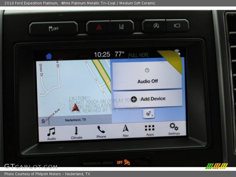 Navigation of 2019 Expedition Platinum