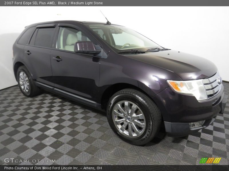 Black / Medium Light Stone 2007 Ford Edge SEL Plus AWD