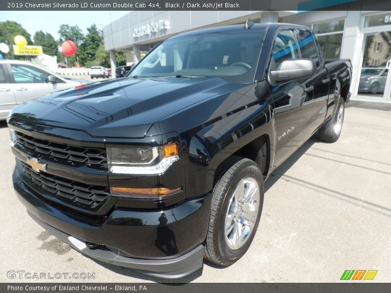 Black / Dark Ash/Jet Black 2019 Chevrolet Silverado LD Custom Double Cab 4x4