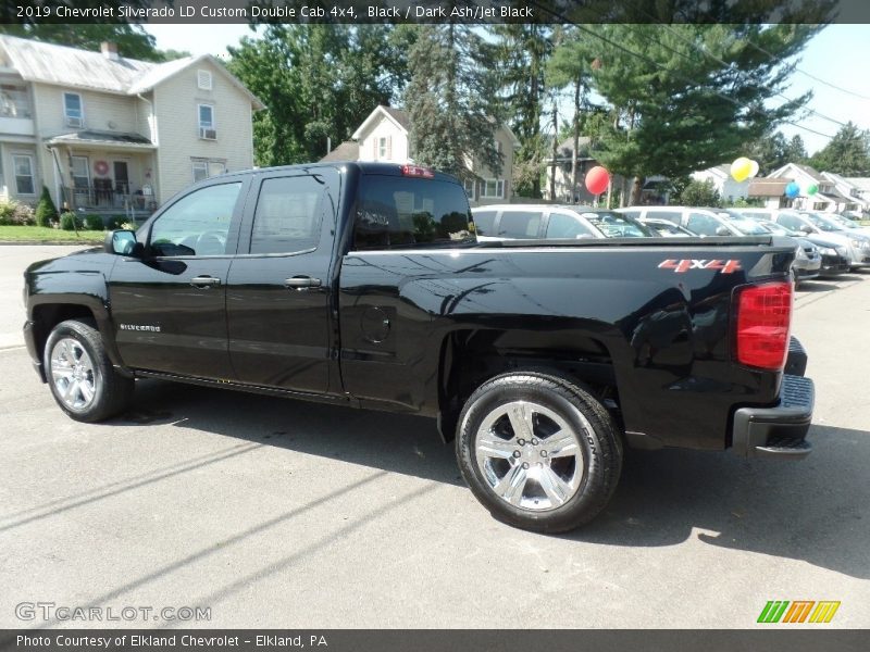 Black / Dark Ash/Jet Black 2019 Chevrolet Silverado LD Custom Double Cab 4x4