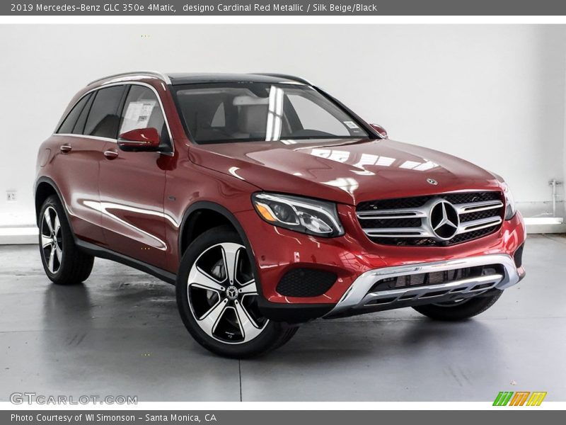 designo Cardinal Red Metallic / Silk Beige/Black 2019 Mercedes-Benz GLC 350e 4Matic