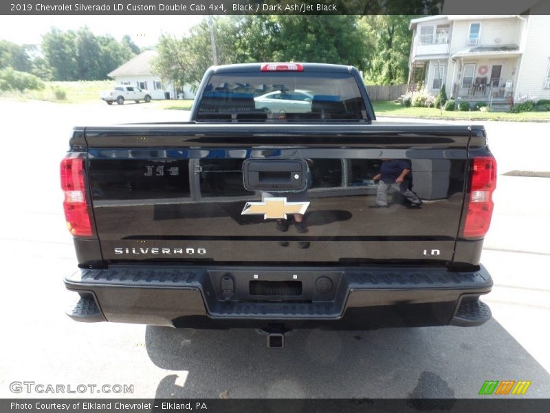 Black / Dark Ash/Jet Black 2019 Chevrolet Silverado LD Custom Double Cab 4x4