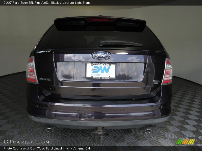 Black / Medium Light Stone 2007 Ford Edge SEL Plus AWD