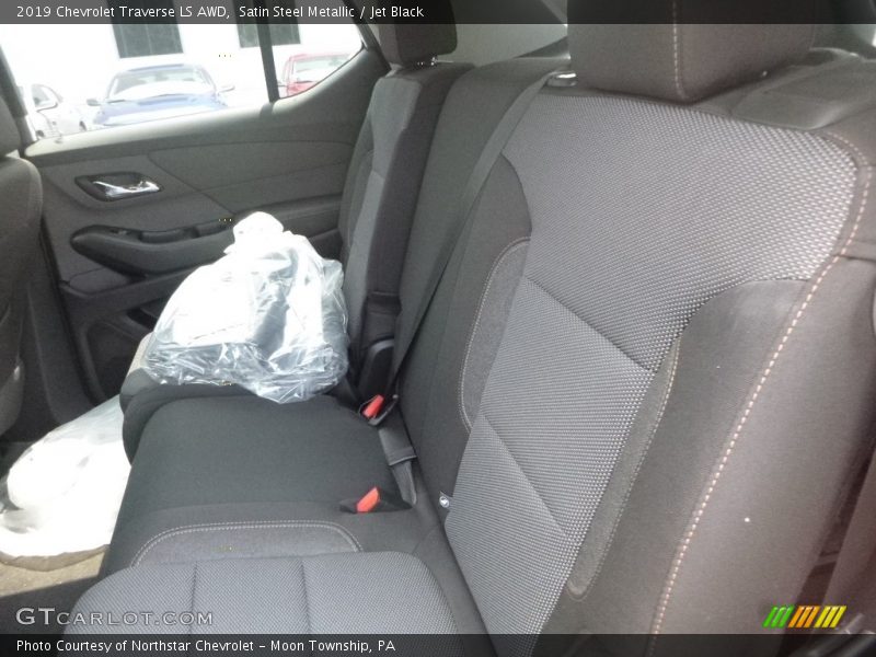 Satin Steel Metallic / Jet Black 2019 Chevrolet Traverse LS AWD