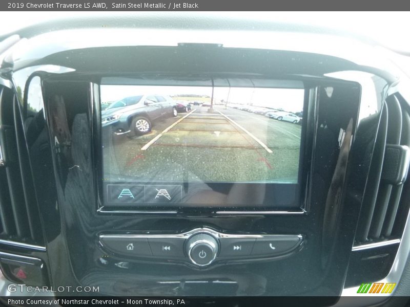 Satin Steel Metallic / Jet Black 2019 Chevrolet Traverse LS AWD