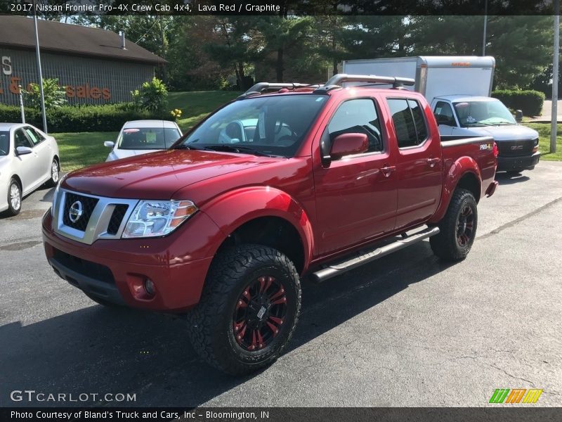 Lava Red / Graphite 2017 Nissan Frontier Pro-4X Crew Cab 4x4