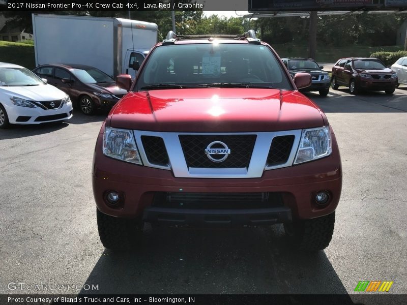 Lava Red / Graphite 2017 Nissan Frontier Pro-4X Crew Cab 4x4