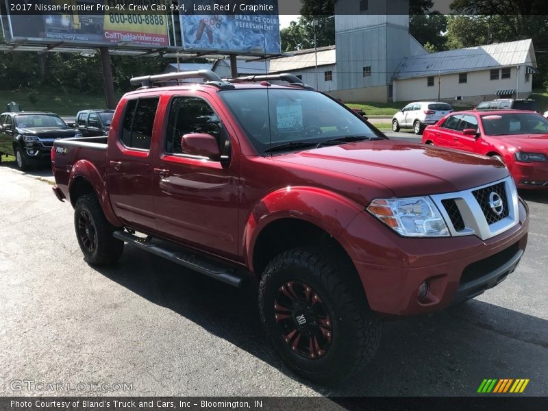 Lava Red / Graphite 2017 Nissan Frontier Pro-4X Crew Cab 4x4