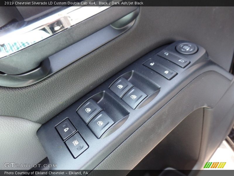 Black / Dark Ash/Jet Black 2019 Chevrolet Silverado LD Custom Double Cab 4x4