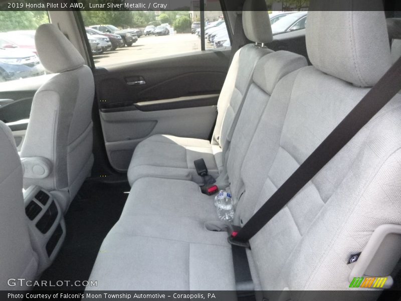 Lunar Silver Metallic / Gray 2019 Honda Pilot LX AWD