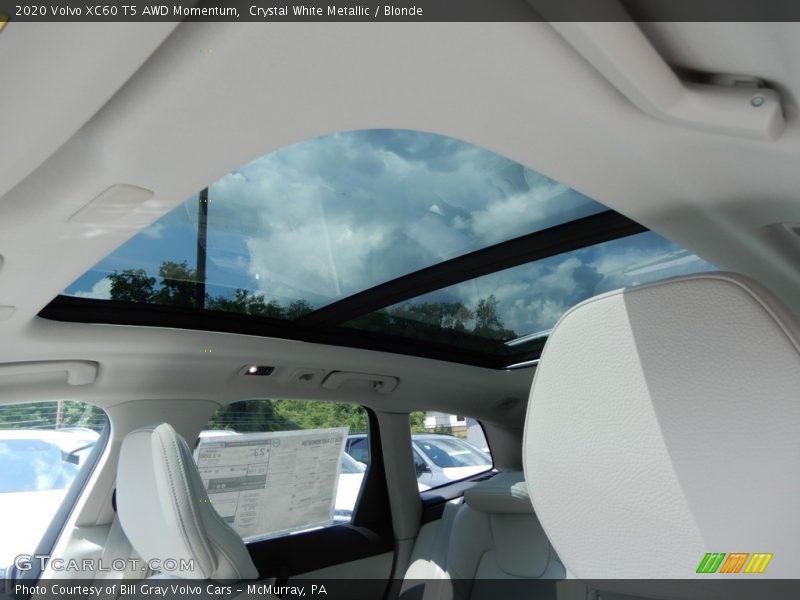 Sunroof of 2020 XC60 T5 AWD Momentum