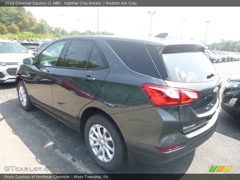 Nightfall Gray Metallic / Medium Ash Gray 2019 Chevrolet Equinox LS AWD