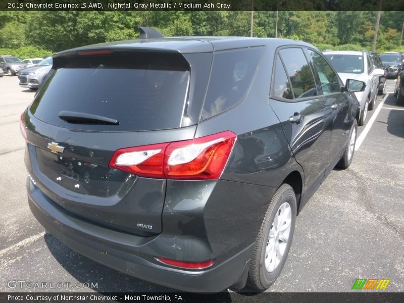 Nightfall Gray Metallic / Medium Ash Gray 2019 Chevrolet Equinox LS AWD