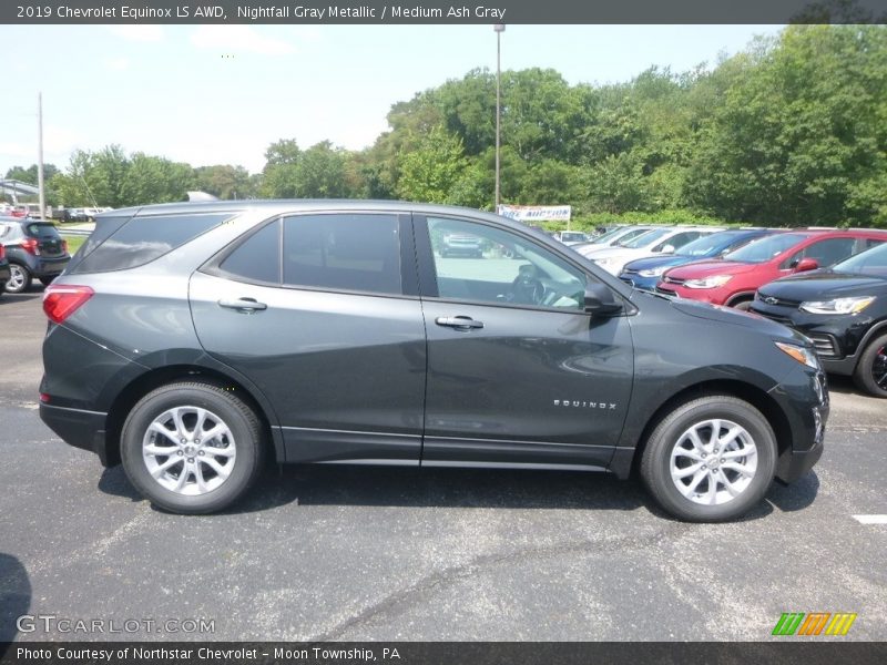 Nightfall Gray Metallic / Medium Ash Gray 2019 Chevrolet Equinox LS AWD