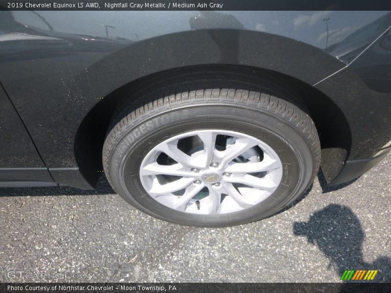 Nightfall Gray Metallic / Medium Ash Gray 2019 Chevrolet Equinox LS AWD