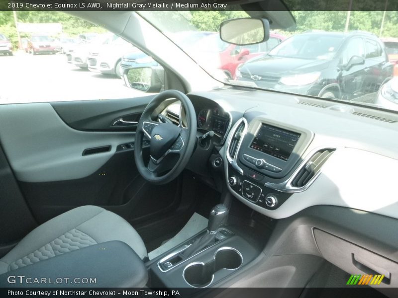 Nightfall Gray Metallic / Medium Ash Gray 2019 Chevrolet Equinox LS AWD