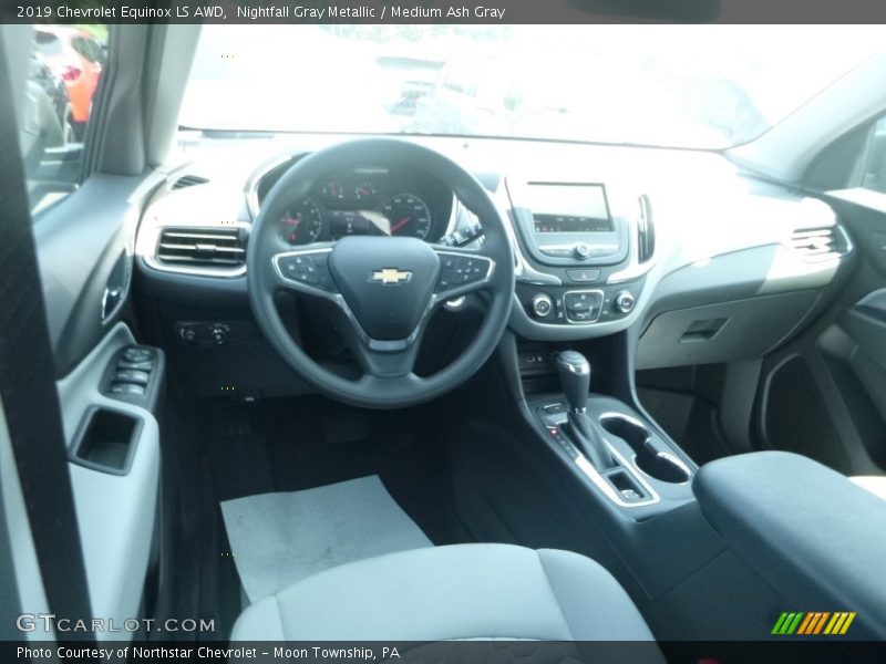 Nightfall Gray Metallic / Medium Ash Gray 2019 Chevrolet Equinox LS AWD