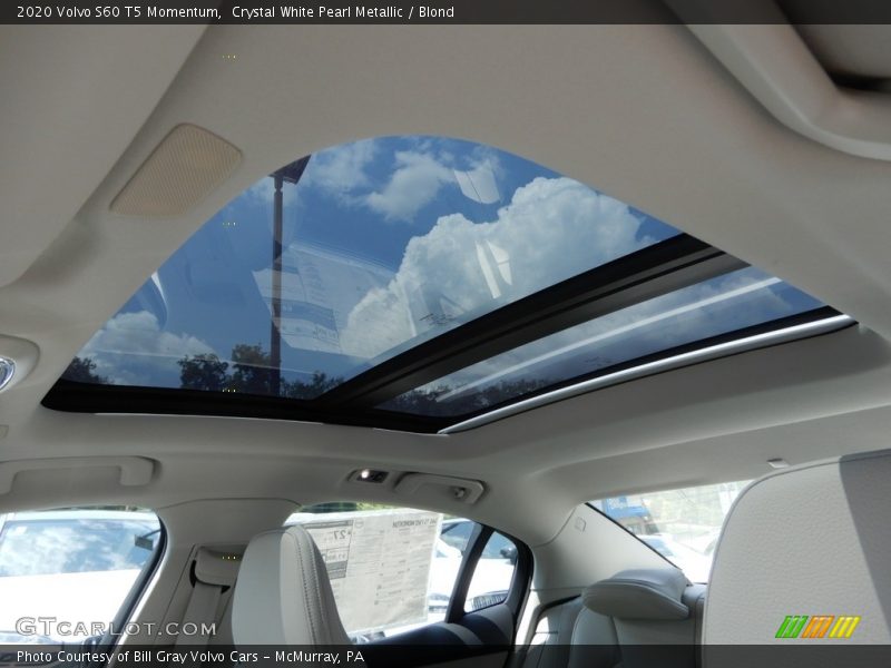 Sunroof of 2020 S60 T5 Momentum