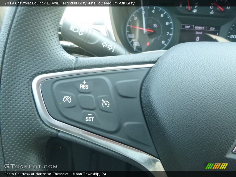 Nightfall Gray Metallic / Medium Ash Gray 2019 Chevrolet Equinox LS AWD