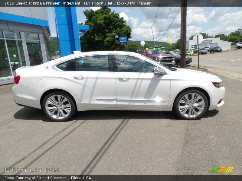 Iridescent Pearl Tricoat / Jet Black/­Dark Titanium 2019 Chevrolet Impala Premier