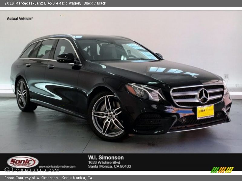 Black / Black 2019 Mercedes-Benz E 450 4Matic Wagon