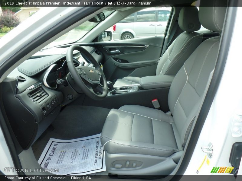 Iridescent Pearl Tricoat / Jet Black/­Dark Titanium 2019 Chevrolet Impala Premier