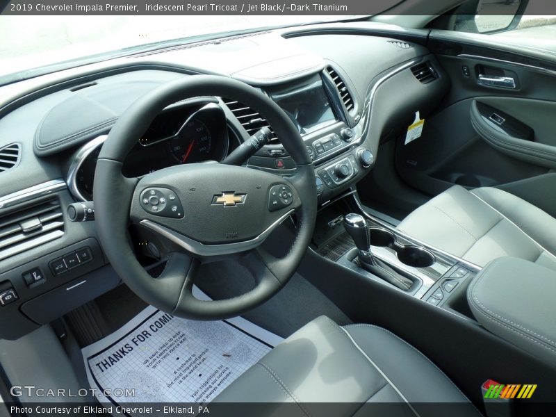 Iridescent Pearl Tricoat / Jet Black/­Dark Titanium 2019 Chevrolet Impala Premier