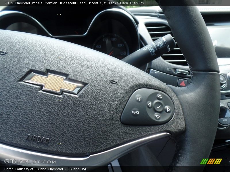 Iridescent Pearl Tricoat / Jet Black/­Dark Titanium 2019 Chevrolet Impala Premier