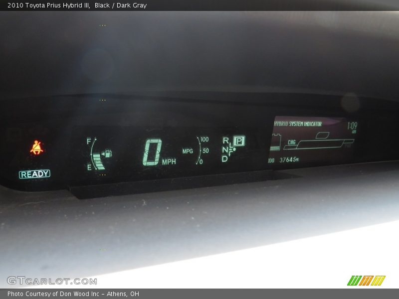 Black / Dark Gray 2010 Toyota Prius Hybrid III