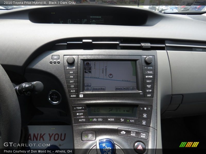 Black / Dark Gray 2010 Toyota Prius Hybrid III