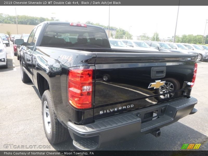 Black / Dark Ash/Jet Black 2019 Chevrolet Silverado LD WT Double Cab 4x4