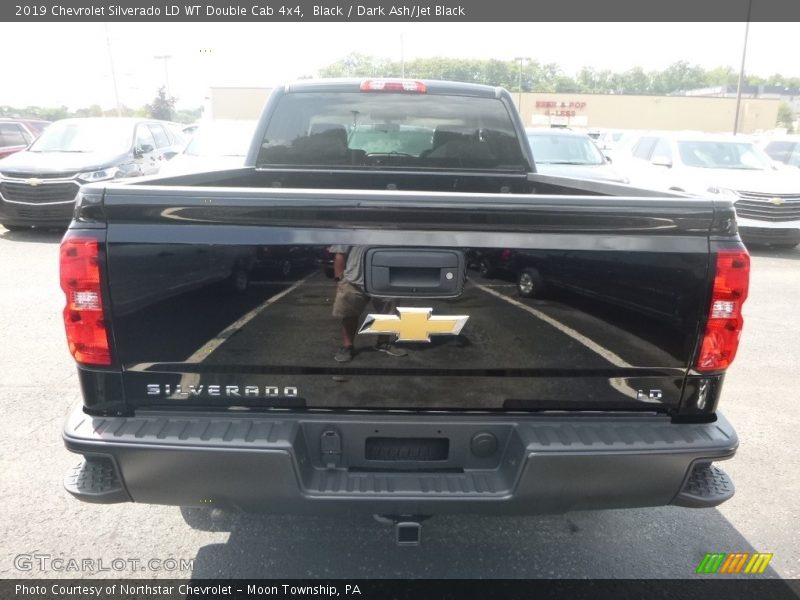 Black / Dark Ash/Jet Black 2019 Chevrolet Silverado LD WT Double Cab 4x4