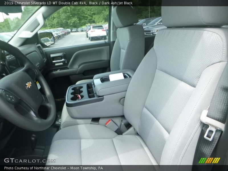 Black / Dark Ash/Jet Black 2019 Chevrolet Silverado LD WT Double Cab 4x4