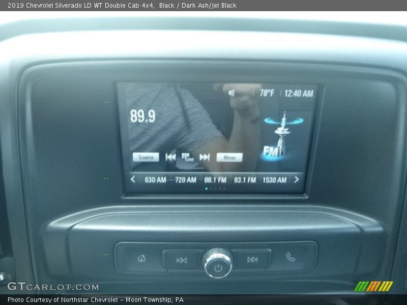 Black / Dark Ash/Jet Black 2019 Chevrolet Silverado LD WT Double Cab 4x4