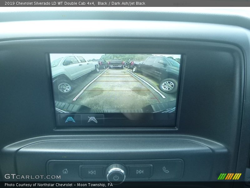 Black / Dark Ash/Jet Black 2019 Chevrolet Silverado LD WT Double Cab 4x4