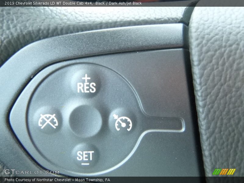 Black / Dark Ash/Jet Black 2019 Chevrolet Silverado LD WT Double Cab 4x4