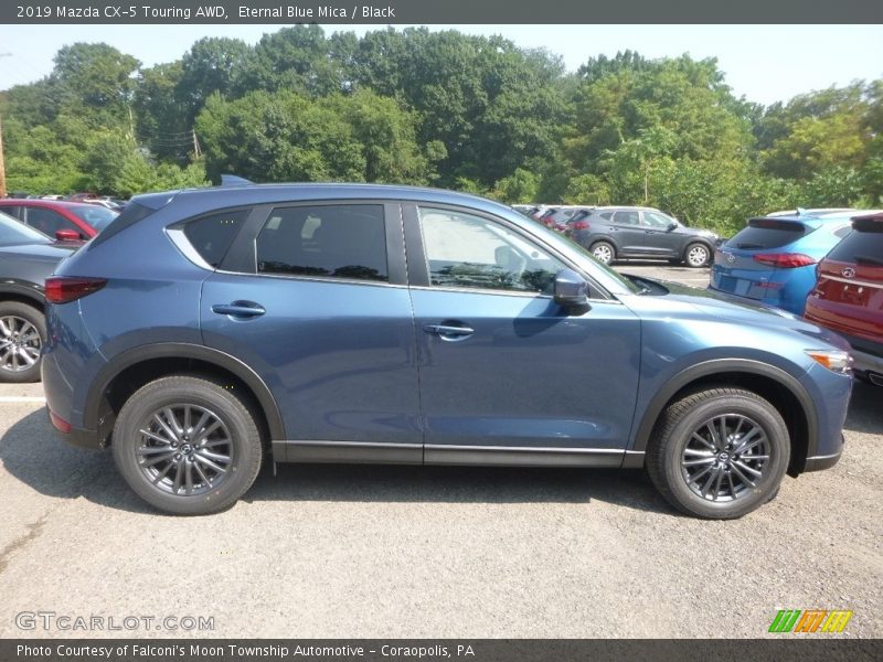 Eternal Blue Mica / Black 2019 Mazda CX-5 Touring AWD