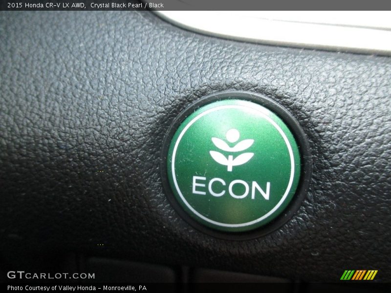 Crystal Black Pearl / Black 2015 Honda CR-V LX AWD