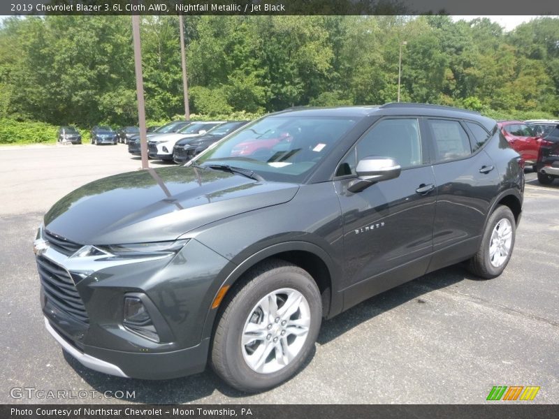 Nightfall Metallic / Jet Black 2019 Chevrolet Blazer 3.6L Cloth AWD