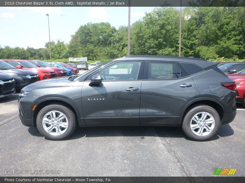 Nightfall Metallic / Jet Black 2019 Chevrolet Blazer 3.6L Cloth AWD