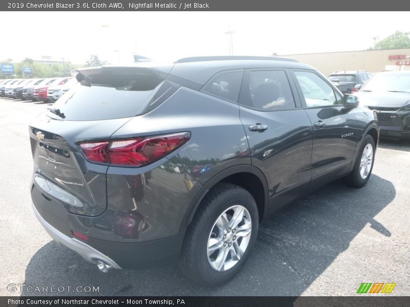 Nightfall Metallic / Jet Black 2019 Chevrolet Blazer 3.6L Cloth AWD