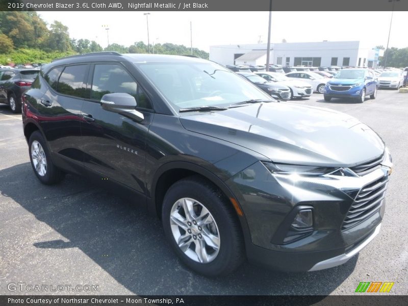 Nightfall Metallic / Jet Black 2019 Chevrolet Blazer 3.6L Cloth AWD