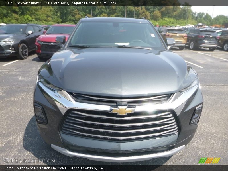 Nightfall Metallic / Jet Black 2019 Chevrolet Blazer 3.6L Cloth AWD