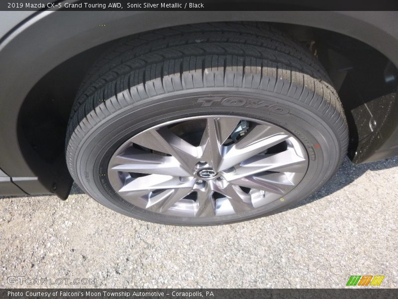 Sonic Silver Metallic / Black 2019 Mazda CX-5 Grand Touring AWD