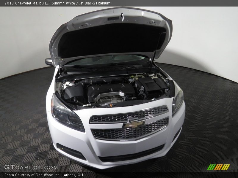 Summit White / Jet Black/Titanium 2013 Chevrolet Malibu LS