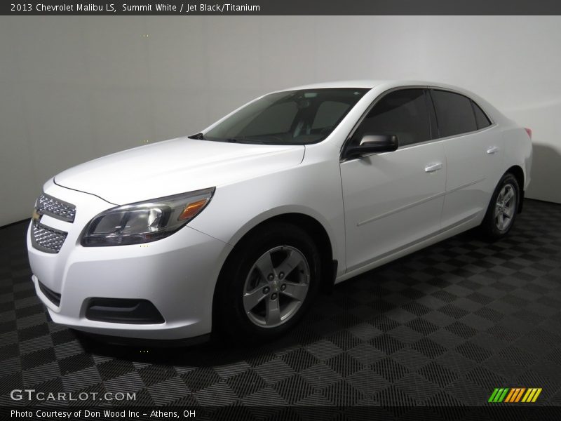 Summit White / Jet Black/Titanium 2013 Chevrolet Malibu LS