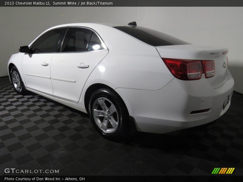 Summit White / Jet Black/Titanium 2013 Chevrolet Malibu LS