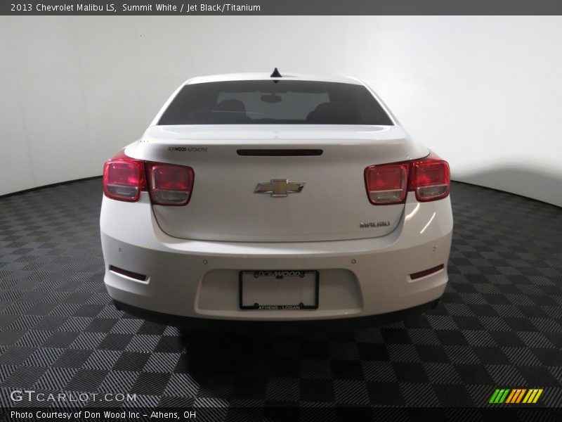 Summit White / Jet Black/Titanium 2013 Chevrolet Malibu LS