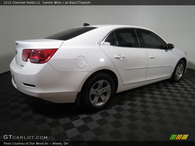 Summit White / Jet Black/Titanium 2013 Chevrolet Malibu LS